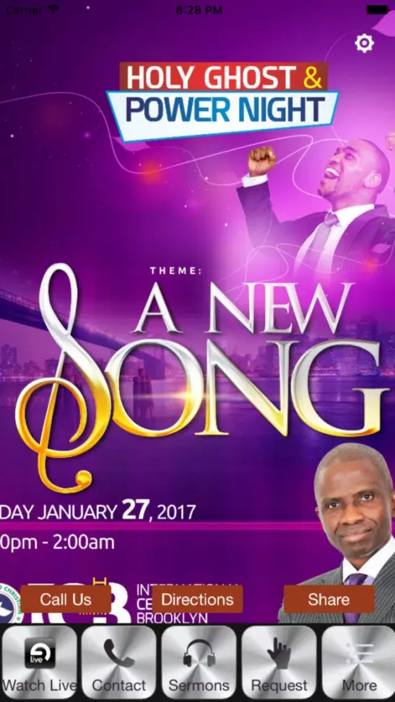 Tangkapan skrin RCCG Brooklyn