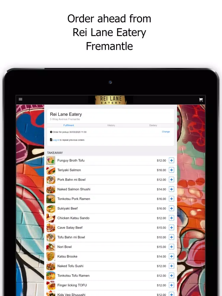تصاویر Rei Lane Eatery Fremantle iPad 