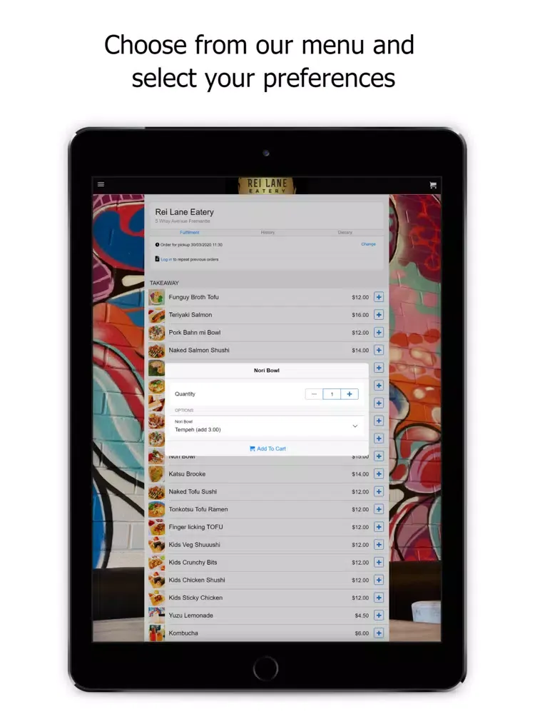 تصاویر Rei Lane Eatery Fremantle iPad 
