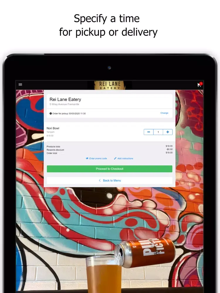 تصاویر Rei Lane Eatery Fremantle iPad 