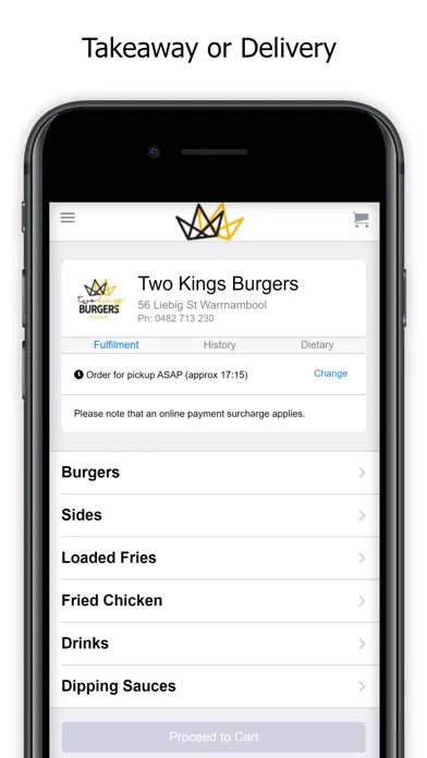 Two Kings Burgers Warrnambool স্ক্রিনশট