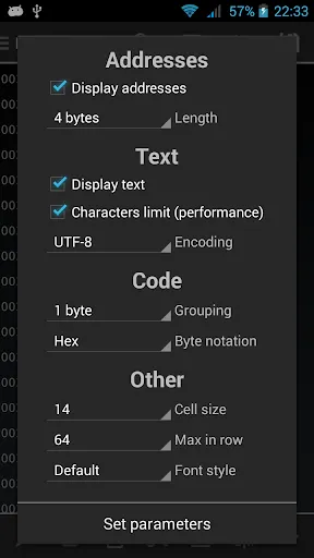 HEX Editor سکرین شاٹس