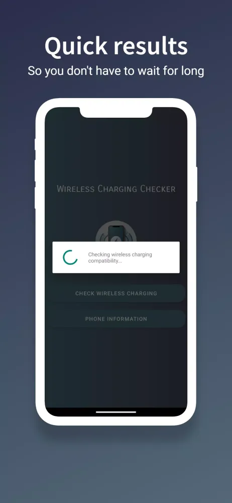 Tangkapan layar Wireless Charging Checker