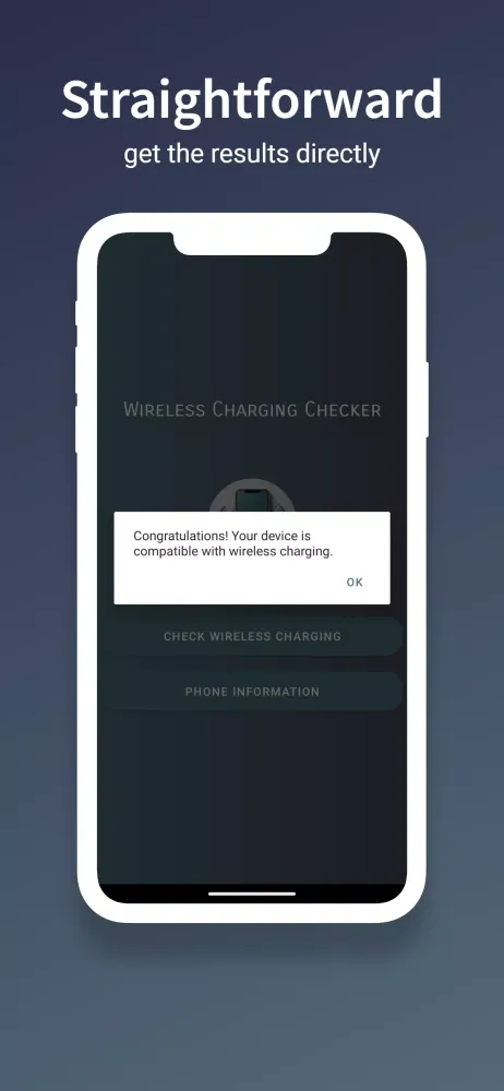 Tangkapan layar Wireless Charging Checker