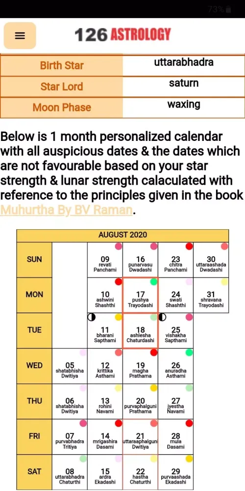 Capturas de pantalla de 126 ASTROLOGY: KP & VEDIC