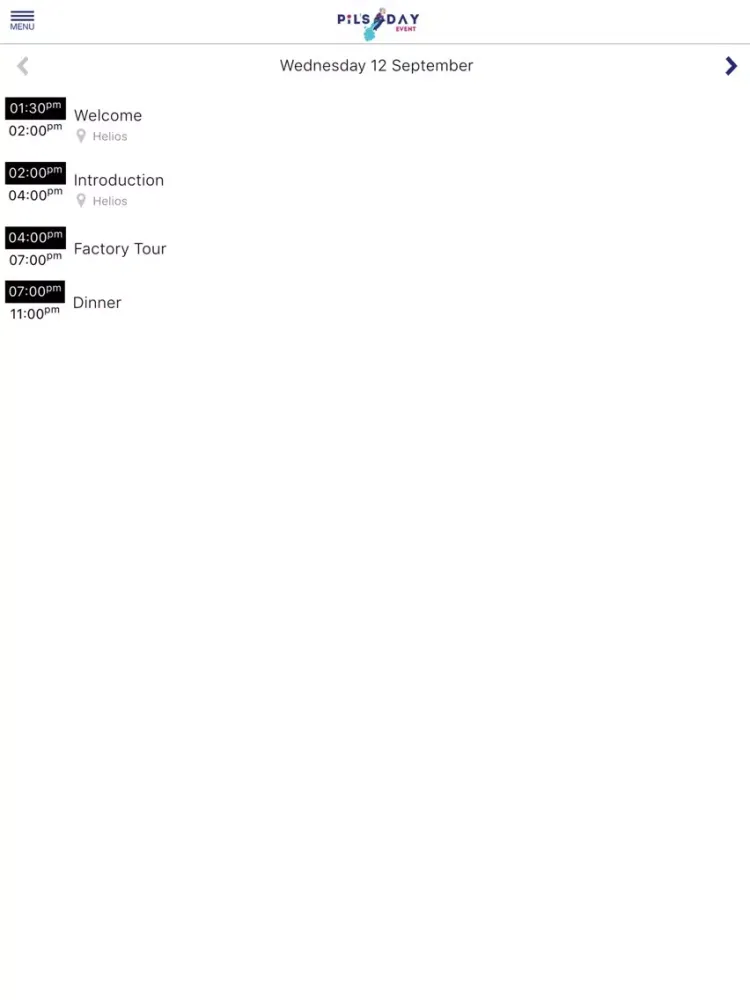 Thales Pil's Day Event iPad  स्क्रीनशॉट
