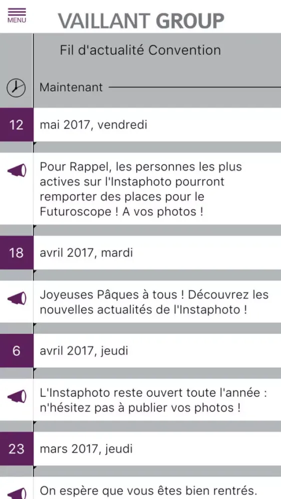 Captures d'écran de L'instant VG