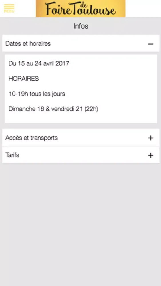 Capturas de pantalla de Foire de Toulouse 2017