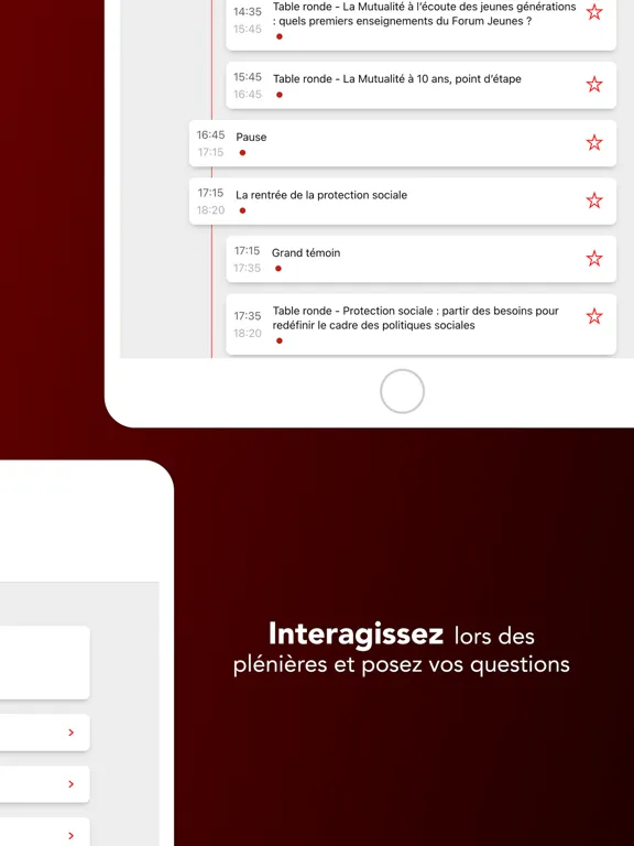 Mut’Evènements iPad  Screenshots