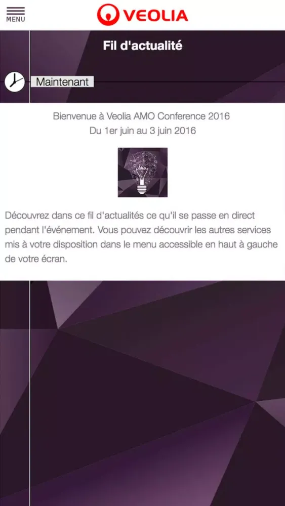 Veolia AMO Conference 2016 سکرین شاٹس