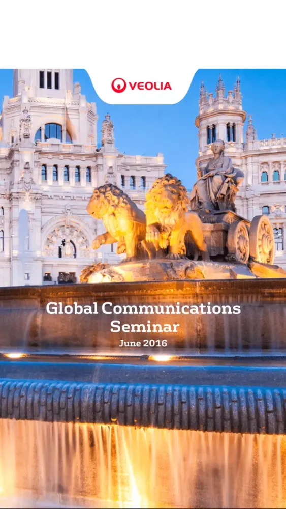 Tangkapan skrin Veolia Global Comms Seminar