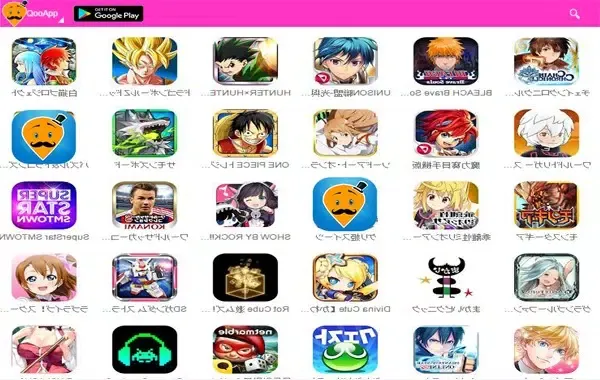 Screenshot di Qooapp Store Game Tips