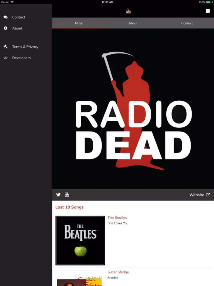 Скриншоты Radio Dead iPad 