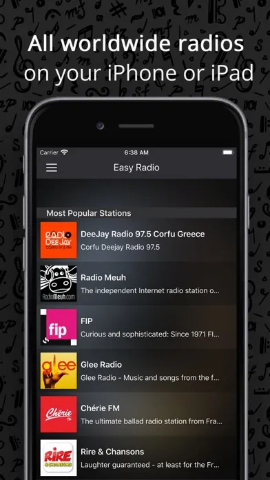 Captures d'écran de Easy Radio, Live AM FM Station