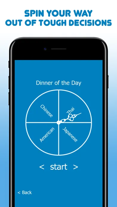 Captures d'écran de Decision Maker: Spinner of Fate
