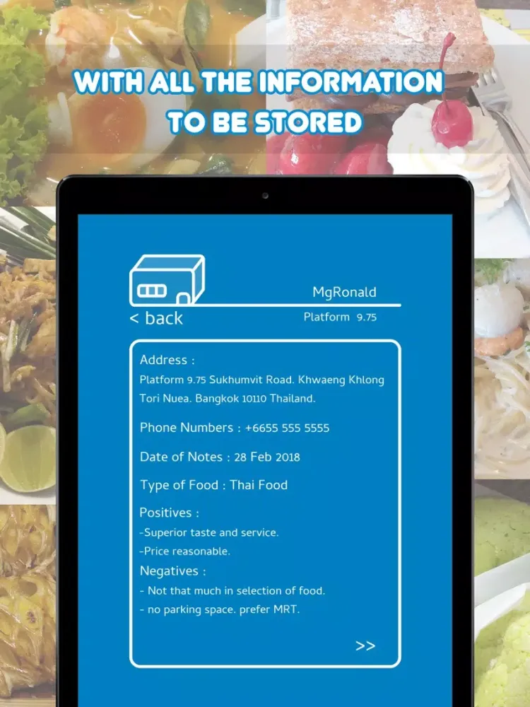 Скриншоты Restaurant Journal Exp iPad 