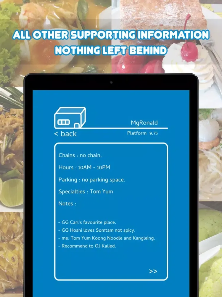 Скриншоты Restaurant Journal Exp iPad 