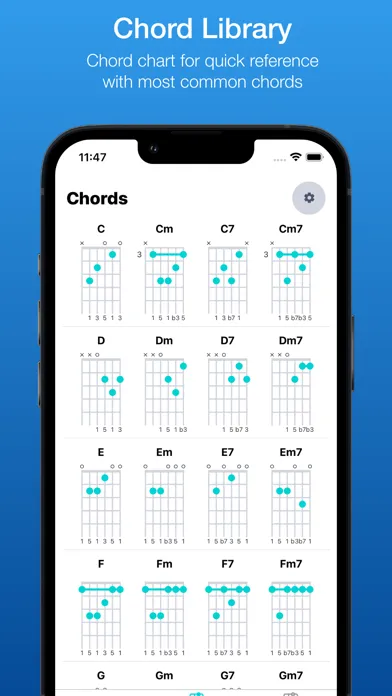 Ảnh chụp màn hình của Guitar Tuner EM-1