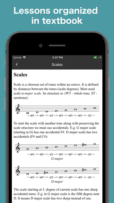 MyMusicTheory - Music Theory Screenshots