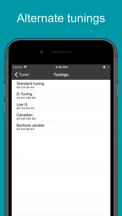 Ukulele Tuner EM-1 স্ক্রিনশট