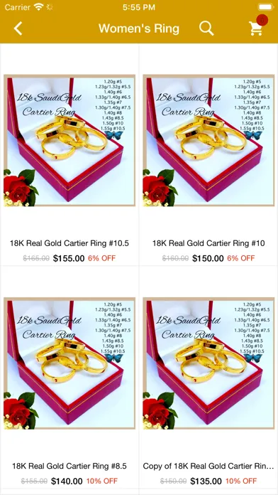 My Real Gold Jewelry LLC Ekran Görüntüleri