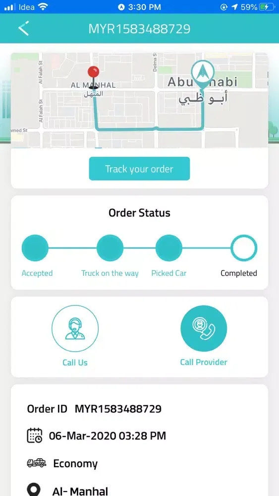 Ảnh chụp màn hình của MyRecovery - Towing Services