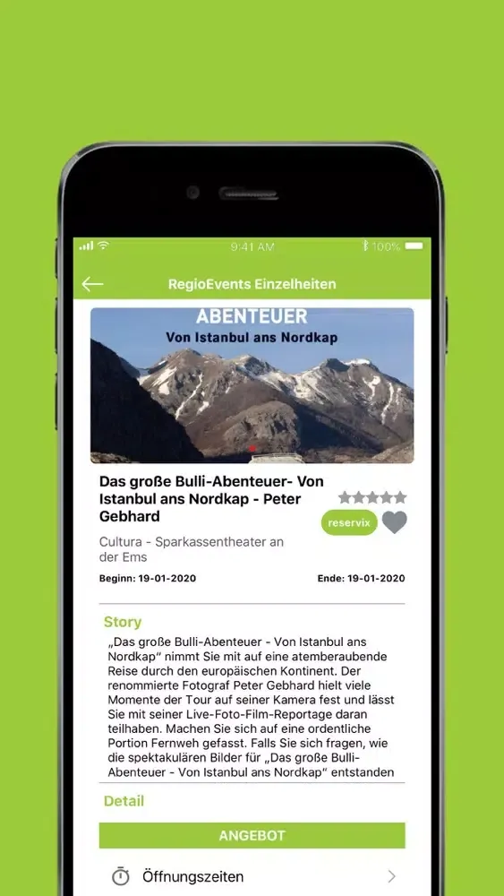 Capturas de pantalla de MyRegioApp
