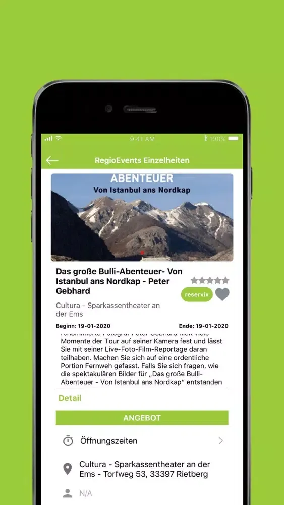 Capturas de pantalla de MyRegioApp
