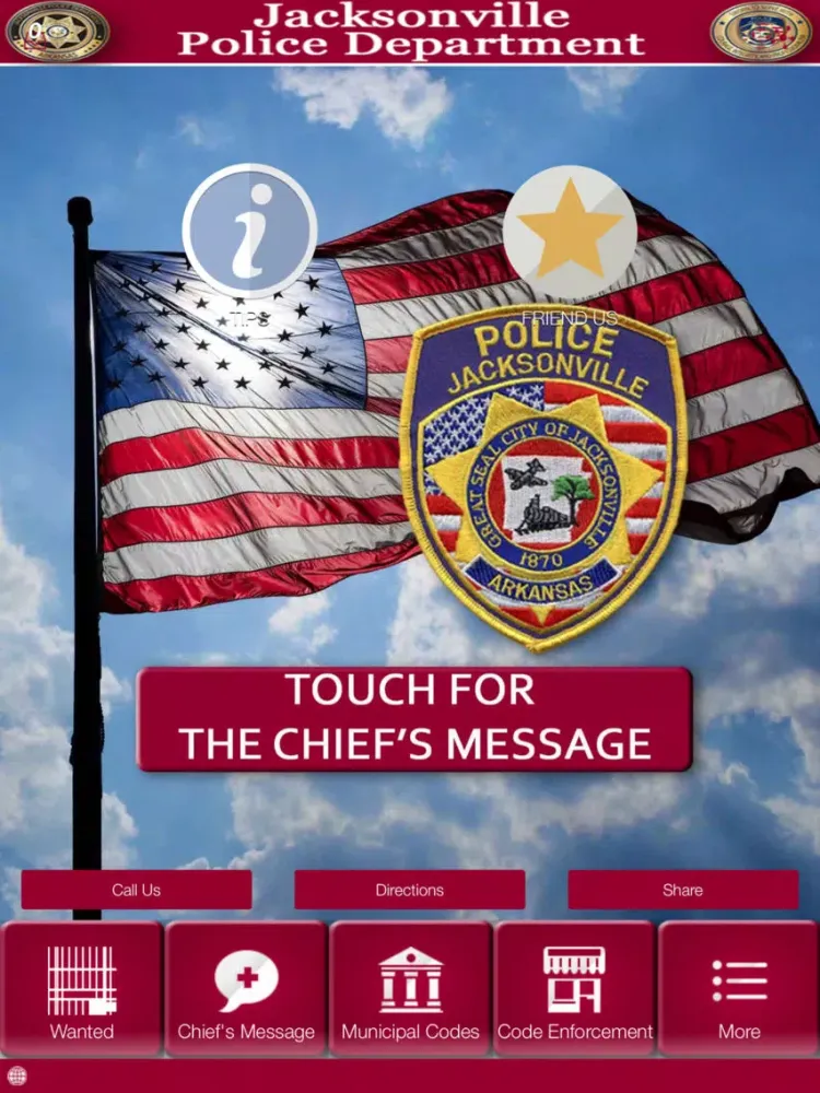 Captures d'écran de Jacksonville Arkansas Police iPad 