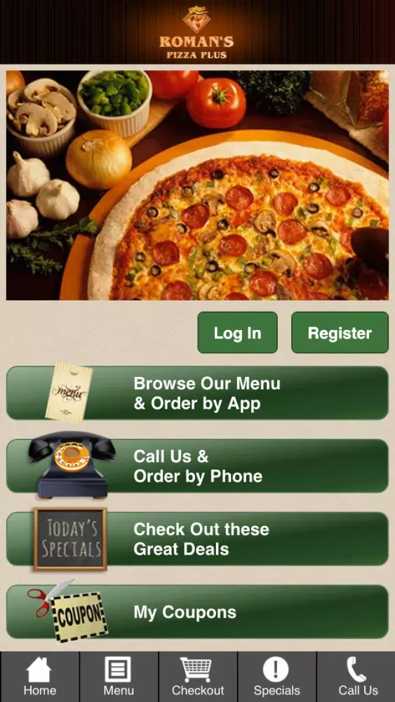 Capturas de tela do Roman's Pizza Plus