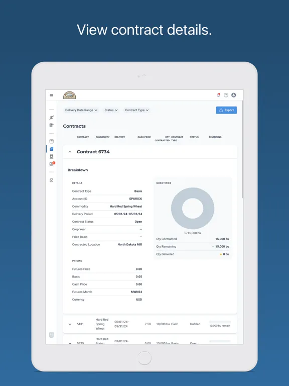 Ảnh chụp màn hình của North Dakota Mill iPad 