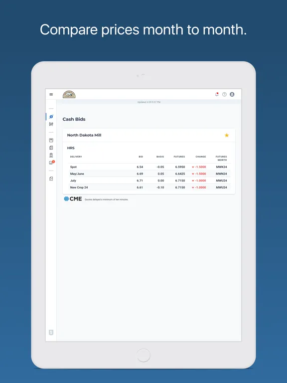 Ảnh chụp màn hình của North Dakota Mill iPad 