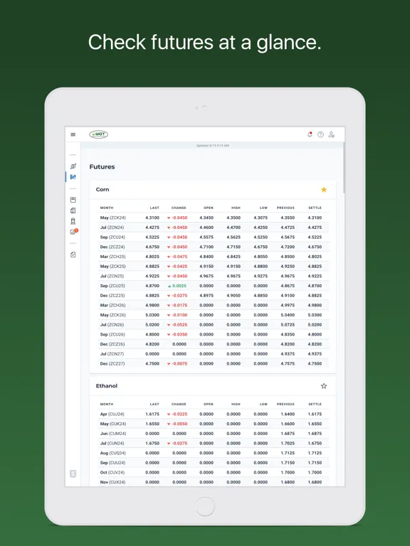 Walsh Grain Terminal iPad  Screenshots