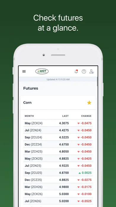 Walsh Grain Terminal Screenshots