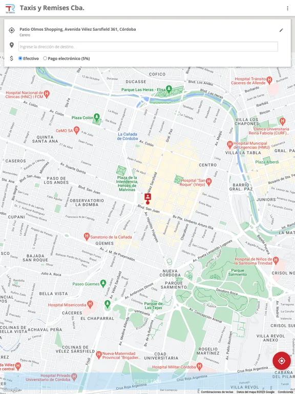 Ảnh chụp màn hình của Taxis y Remises Cba. iPad 