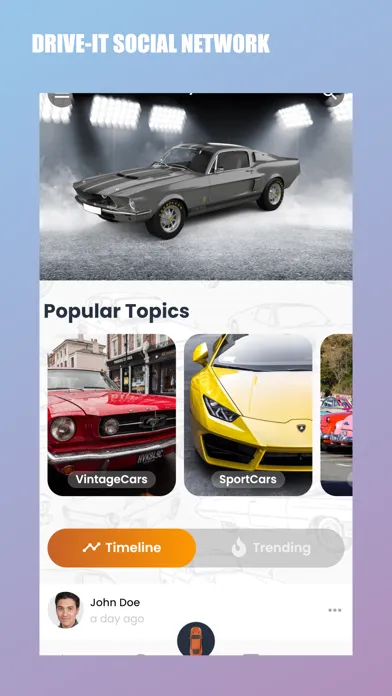 Скриншоты Drive-It Social Network