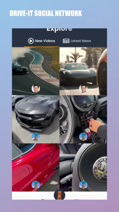 Скриншоты Drive-It Social Network