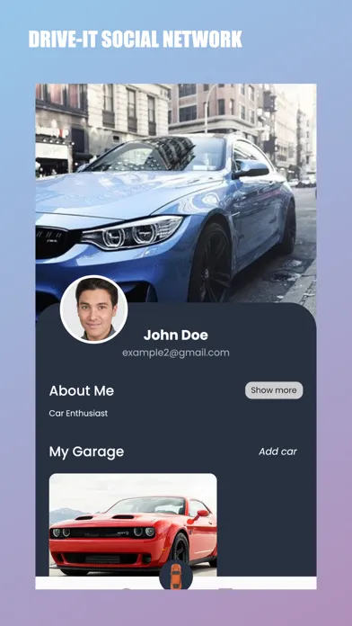 Скриншоты Drive-It Social Network