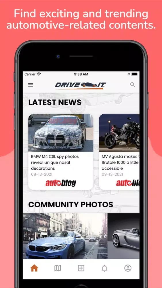 Flutter DriveItApp 스크린샷