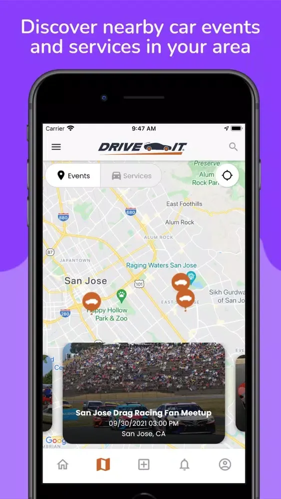 Flutter DriveItApp 스크린샷
