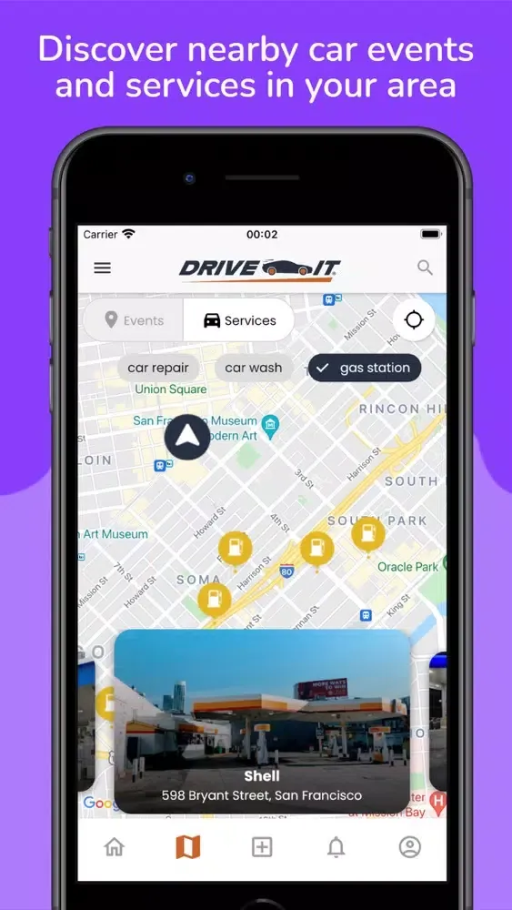 Flutter DriveItApp 스크린샷