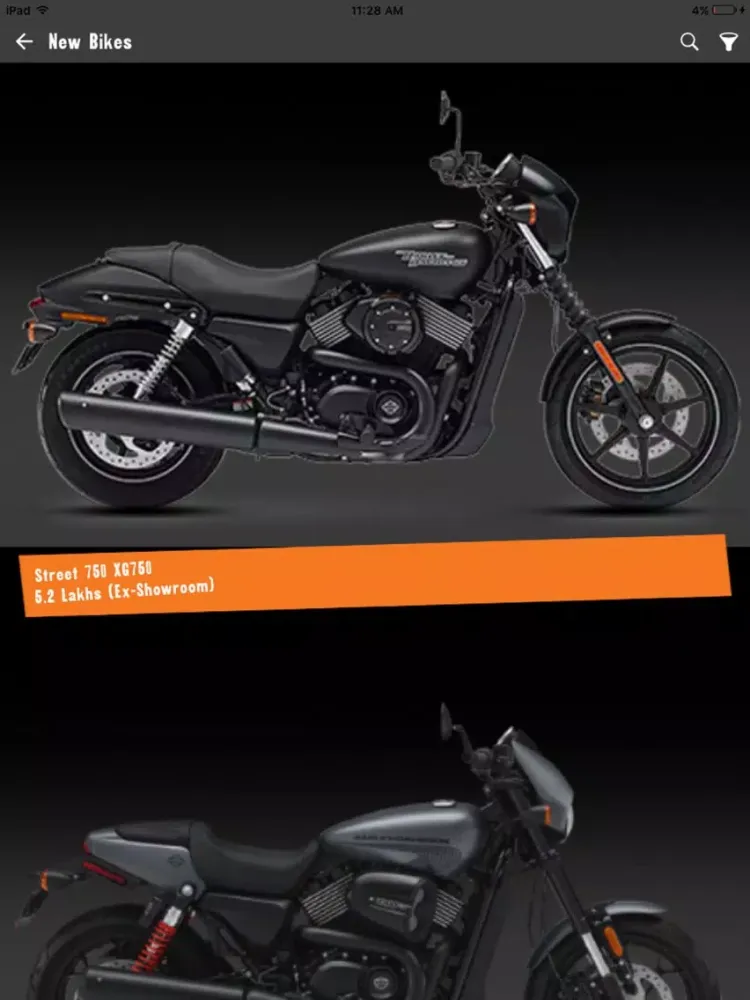 Capturas de pantalla de Bison Harley-Davidson iPad 