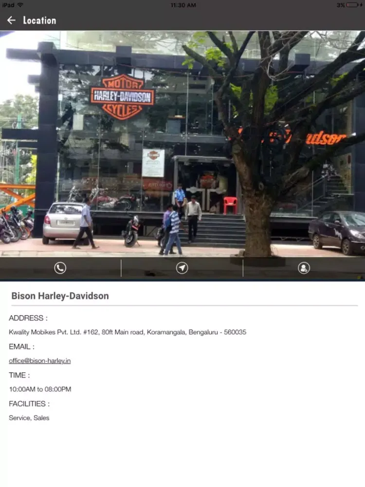 Capturas de pantalla de Bison Harley-Davidson iPad 