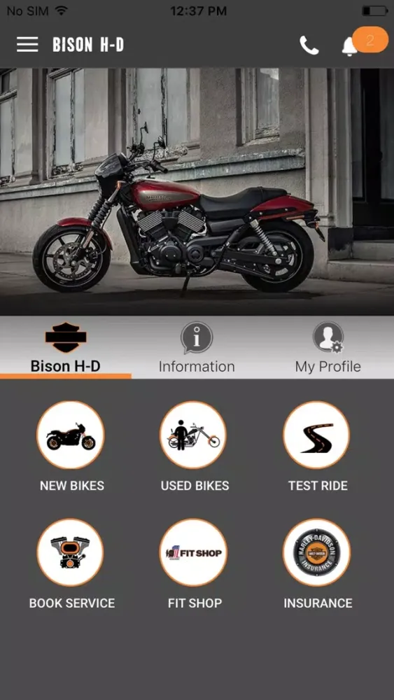 Capturas de pantalla de Bison Harley-Davidson
