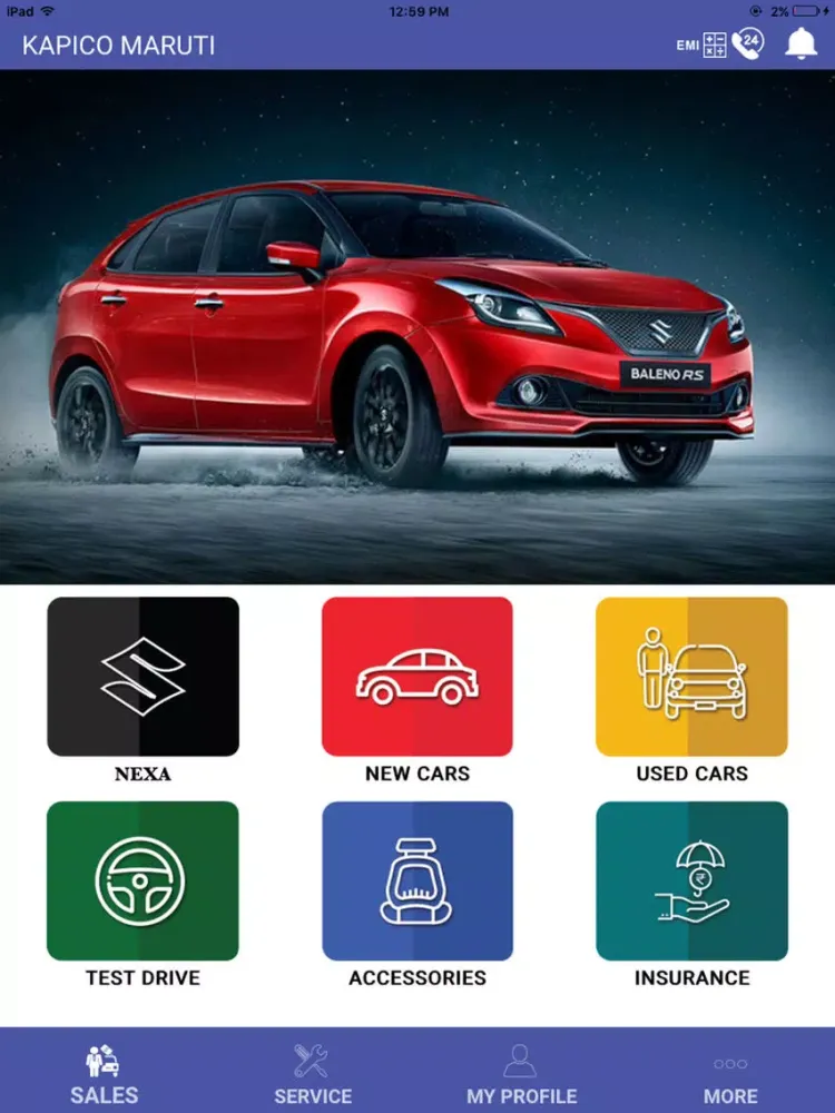 Kapico Maruti iPad  स्क्रीनशॉट