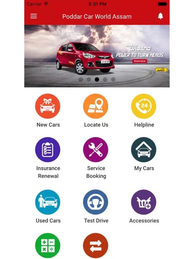 Poddar Car World iPad  Screenshots