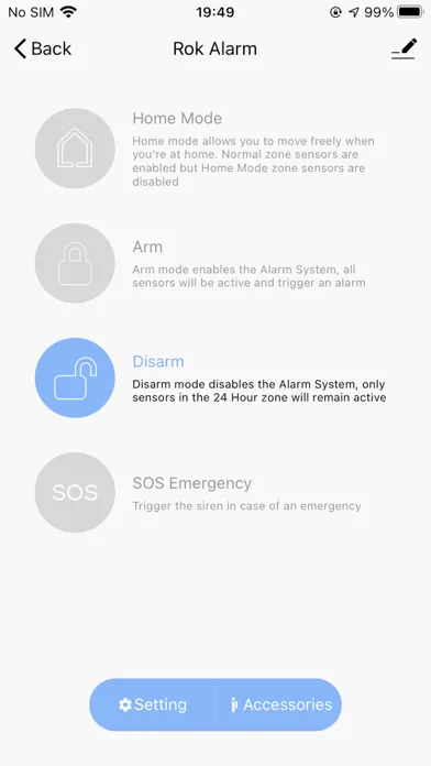 Captures d'écran de rok Smart Home