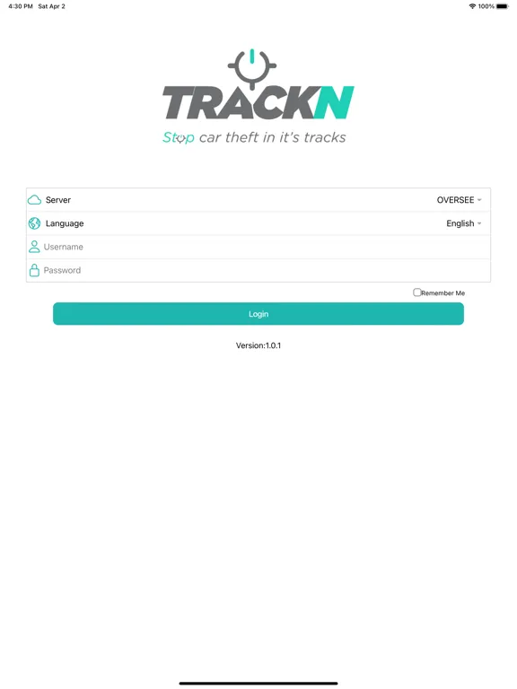 TRACKN iPad  Screenshots
