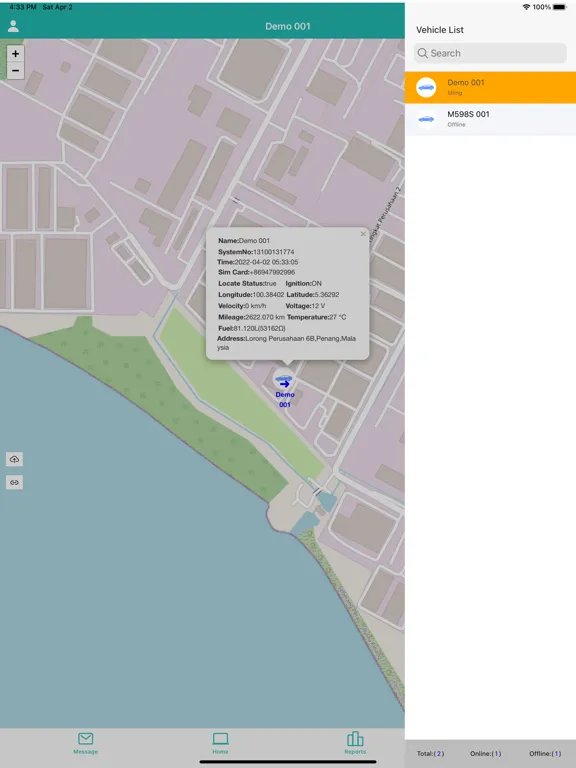 TRACKN iPad  Screenshots