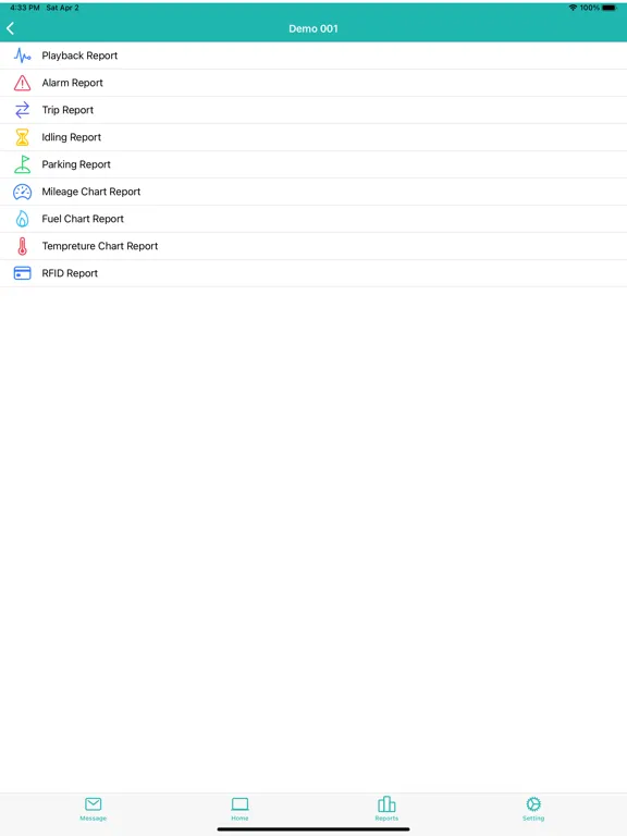 TRACKN iPad  Screenshots